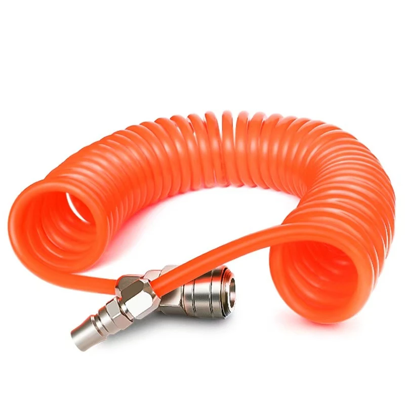 TUYAU SPIRALE EN PU AVEC RACCORDS RAPIDES 8X12MM/10M